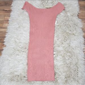 Ambiance Women's Pink Dress Sheath Stretchy Size Large‎